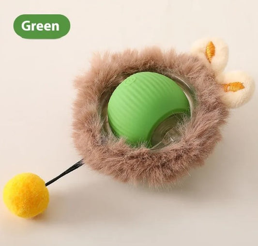 Speedy Tail Cat Toy Ball – Bite-Resistant Chase Toy