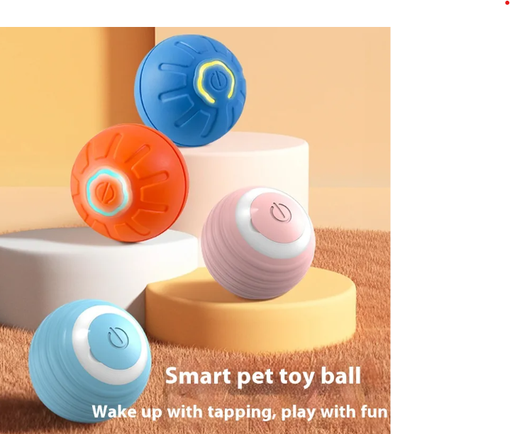 Interactive Smart Dog Toy Ball – Auto-Moving & Bouncing