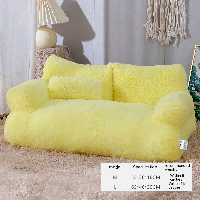 Luxury Plush Cat Bed – Ultra-Soft Calming Cushion