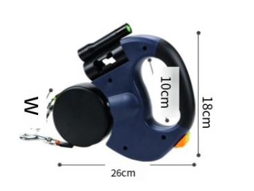Dual Retractable Dog Leash – 360° Tangle-Free for Small Breeds