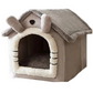 Warm Pet House for Cats & Small Dogs – Cozy Winter Bed