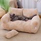 Luxury Plush Cat Bed – Ultra-Soft Calming Cushion