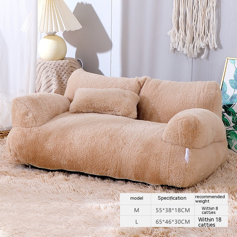 Luxury Plush Cat Bed – Ultra-Soft Calming Cushion