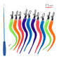 Retractable Cat Feather Wand – 11-Piece Interactive Toy Set