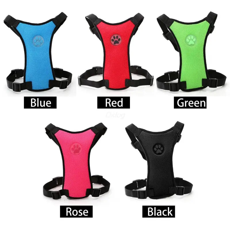 Breathable Mesh Dog Harness – Car Safety & Everyday Walks