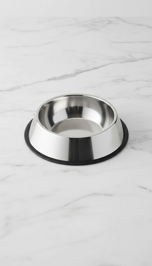 Minimalist Stainless Steel Pet Bowl