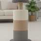 Textured Fabric Scratching Post Tower