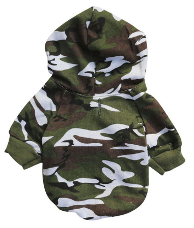 Fleece Hooded Dog Sweater – Soft & Warm Winter Hoodie