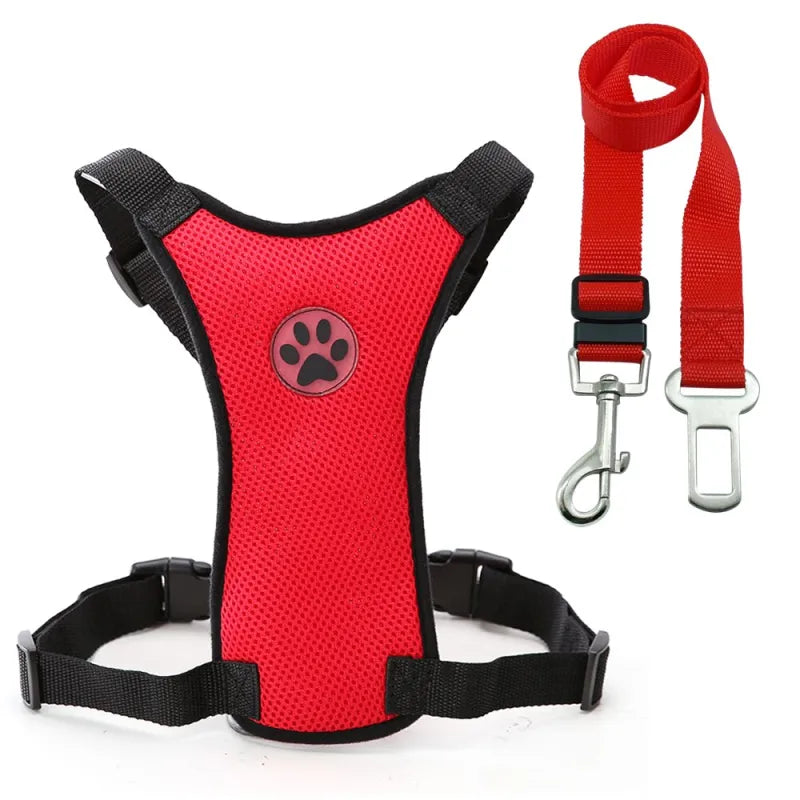 Breathable Mesh Dog Harness – Car Safety & Everyday Walks