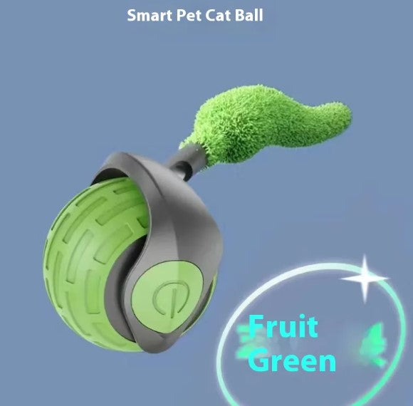 Speedy Tail Cat Toy Ball – Bite-Resistant Chase Toy