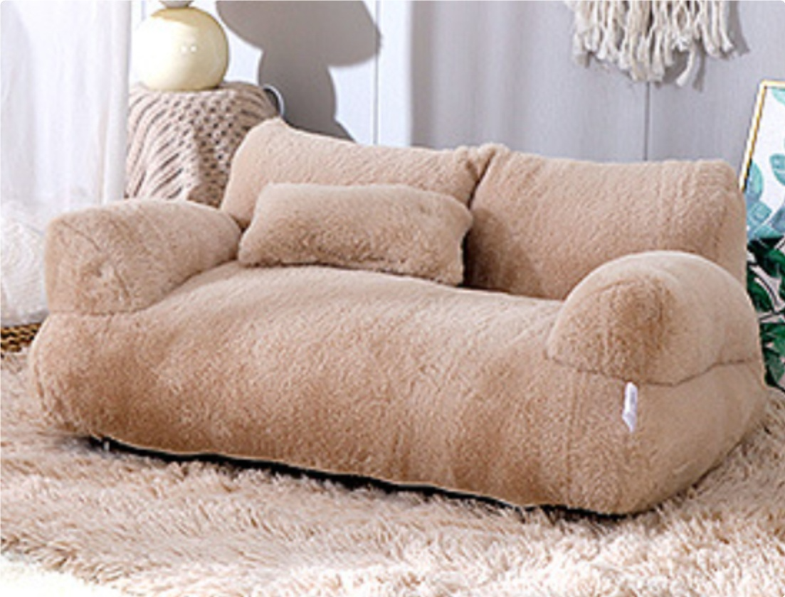 Luxury Plush Cat Bed – Ultra-Soft Calming Cushion
